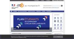 Desktop Screenshot of ac-montpellier.fr