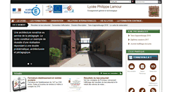 Desktop Screenshot of lyc-lamour-nimes.ac-montpellier.fr