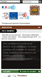 Mobile Screenshot of lyc-lamour-nimes.ac-montpellier.fr