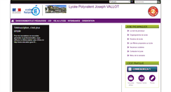 Desktop Screenshot of lyc-vallot-lodeve.ac-montpellier.fr