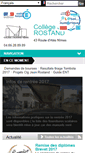 Mobile Screenshot of clg-rostand-nimes.ac-montpellier.fr