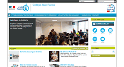 Desktop Screenshot of clg-racine-ales.ac-montpellier.fr