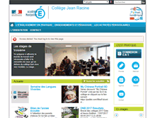 Tablet Screenshot of clg-racine-ales.ac-montpellier.fr