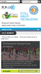 Mobile Screenshot of clg-duhautgevaudan-stchelydapcher.ac-montpellier.fr