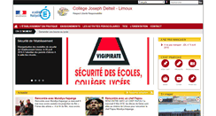 Desktop Screenshot of clg-delteil-limoux.ac-montpellier.fr