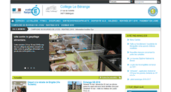 Desktop Screenshot of clg-leberange-baillargues.ac-montpellier.fr
