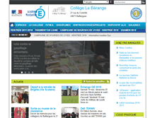 Tablet Screenshot of clg-leberange-baillargues.ac-montpellier.fr