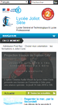 Mobile Screenshot of lyc-curie-sete.ac-montpellier.fr