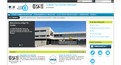 Desktop Screenshot of clg-manduel.ac-montpellier.fr
