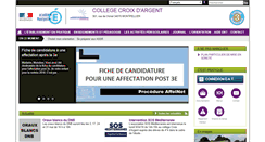 Desktop Screenshot of clg-lacroixargent-montpellier.ac-montpellier.fr