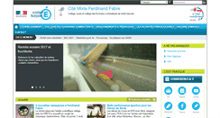 Desktop Screenshot of lyc-fabre-bedarieux.ac-montpellier.fr