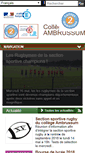 Mobile Screenshot of clg-ambrussum-lunel.ac-montpellier.fr