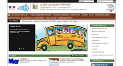 Desktop Screenshot of lyc-prevert-stchristollesales.ac-montpellier.fr
