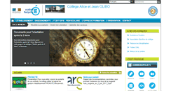 Desktop Screenshot of clg-olibo-stcyprien.ac-montpellier.fr