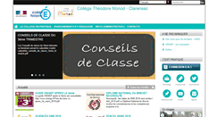 Desktop Screenshot of clg-clarensac.ac-montpellier.fr