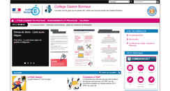 Desktop Screenshot of clg-bonheur-trebes.ac-montpellier.fr