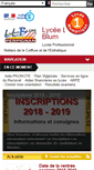 Mobile Screenshot of lyc-blum-perpignan.ac-montpellier.fr