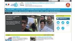 Desktop Screenshot of lyc-sauvy-villelonguedelsmonts.ac-montpellier.fr