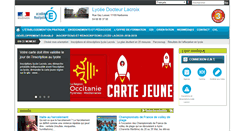 Desktop Screenshot of lyc-lacroix-narbonne.ac-montpellier.fr