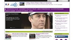 Desktop Screenshot of clg-diderot-ales.ac-montpellier.fr