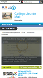 Mobile Screenshot of clg-dujeudemail-montpellier.ac-montpellier.fr
