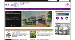 Desktop Screenshot of clg-joffre-montpellier.ac-montpellier.fr