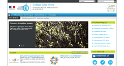 Desktop Screenshot of clg-verne-carcassonne.ac-montpellier.fr