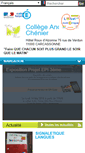 Mobile Screenshot of clg-chenier-carcassonne.ac-montpellier.fr