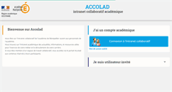 Desktop Screenshot of intranet.ac-montpellier.fr