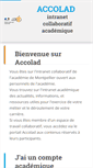 Mobile Screenshot of intranet.ac-montpellier.fr