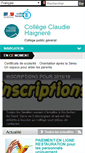Mobile Screenshot of clg-haignere-rochefortdugard.ac-montpellier.fr