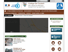 Tablet Screenshot of clg-decoutach-quissac.ac-montpellier.fr